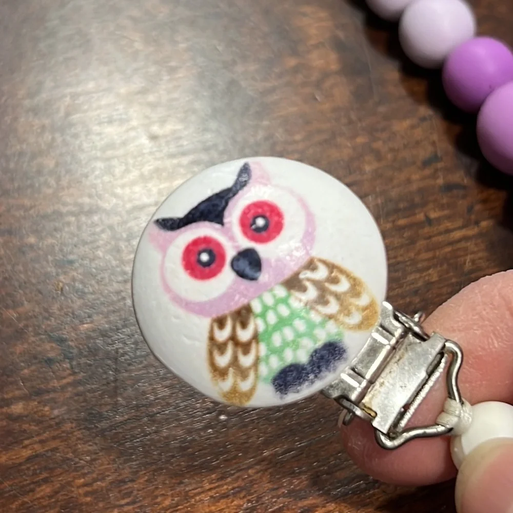 Owl 🦉 pacifier clip